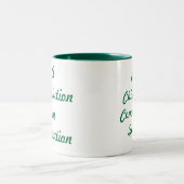 Schule Gemeinschaftszwei unsere Kinder tonte Tasse (Mittel)