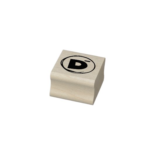 SCHULE GRAFIK D MINUS RUBBER BRIEFMARKE GUMMISTEMPEL (Stempel)