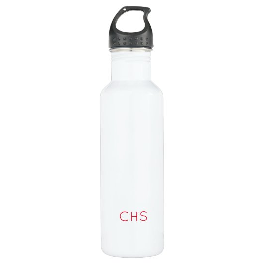 Schule INITIALS Team Spirit Modern Sports Edelstahlflasche (Vorderseite)