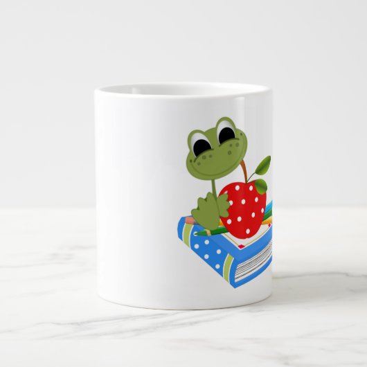 Schule ist Cool - Jumbo-Tasse (Vorderseite)