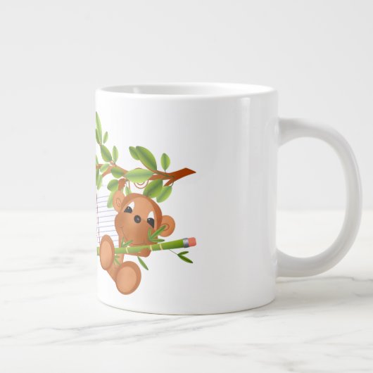 Schule ist Cool - Jumbo-Tasse (Rechts)