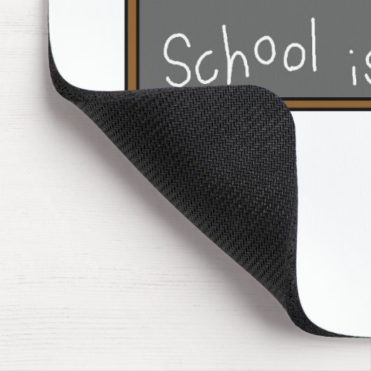 Schule ist cool mousepad (Ecke)