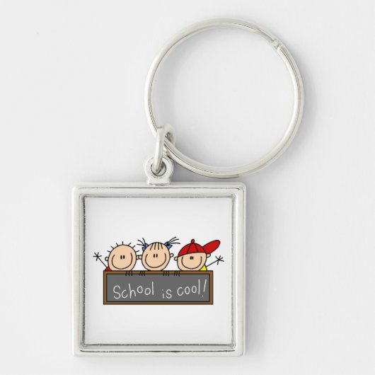 Schule ist Cool Schlüsselanhänger (Vorne)