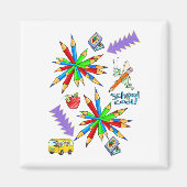 Schule ist Coole Magnete Magnet (Vorne)