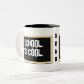 Schule ist coole Tasse (Vorderseite Links)