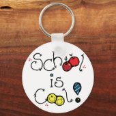 Schule ist Cooler Schlüsselanhänger (Vorderseite)