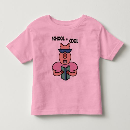 Schule ist cooler T - Shirt (Vorderseite)