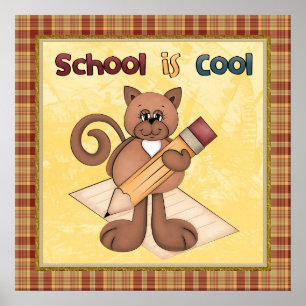 Schule ist Cooles Poster