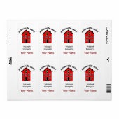 Schule ist das Coole Buchzeichen-Label (Vorne)