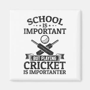 Schule ist wichtig, aber Cricket spielen ist wicht Magnet