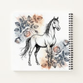 Schule ist wichtig, aber Pferde Spiral Notebook Notizblock (Rückseite)