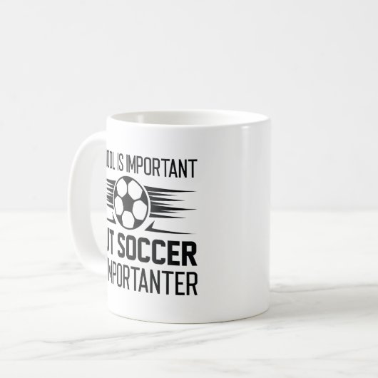 Schule ist wichtig, Fußball ist aber wichtiger Kaffeetasse (Vorderseite Links)