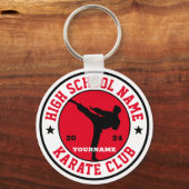 Schule Karate Club Kunst, Dichtung und Musik Schlüsselanhänger (Vorderseite)