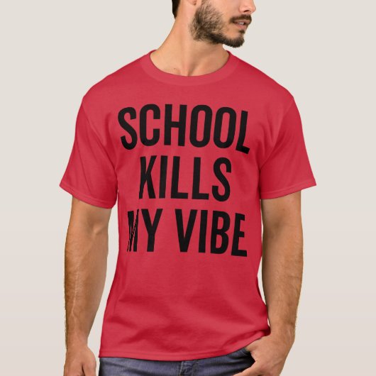 Schule killt meine Stimmung Junge T-Shirt (Vorderseite)