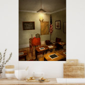 Schule - Klassenzimmer - Willkommen im Unterricht Poster (Küche)