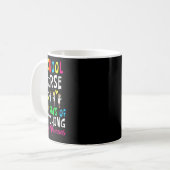 Schule Krankenschwester 100 Tage Patcherung winzig Kaffeetasse (Vorderseite Links)