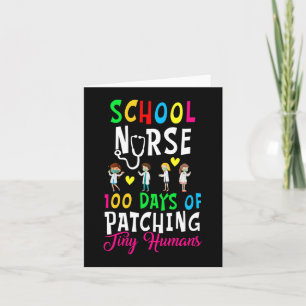 Schule Krankenschwester 100 Tage Patcherung winzig Karte