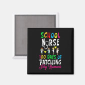 Schule Krankenschwester 100 Tage Patcherung winzig Magnet (Vorderseite/Rückseite)