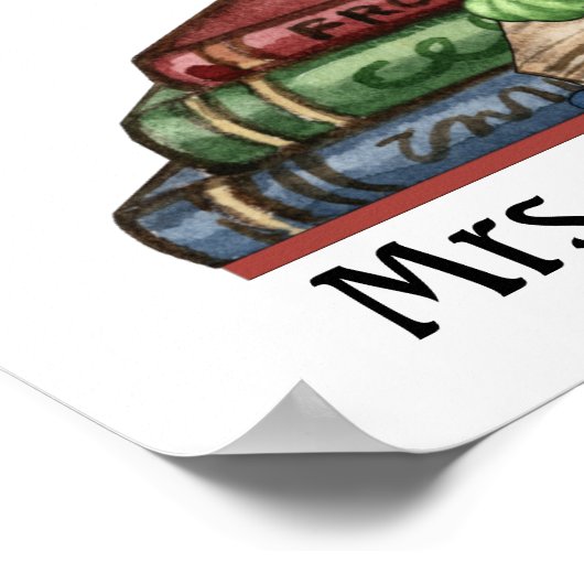 Schule - Lehrer/Hauptmann Poster (Ecke)