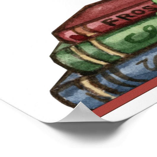 Schule / Lehrer / Klassenposter Poster (Ecke)