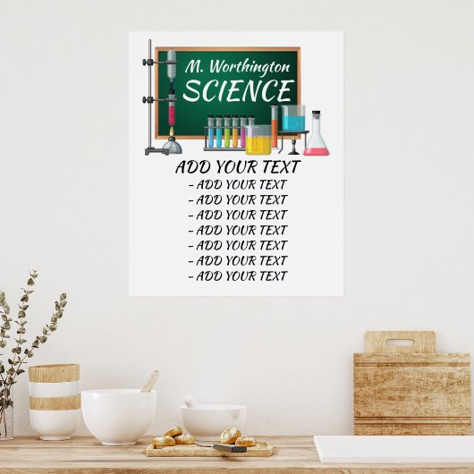 Schule / Lehrer / Klassenposter Poster (Küche)