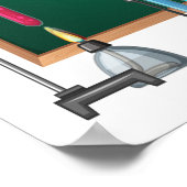 Schule / Lehrer / Klassenposter Poster (Ecke)