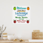 Schule / Lehrerin Begrüßungspapier - SRF Poster (Küche)