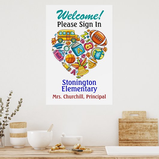 Schule / Lehrerposter Poster (Küche)