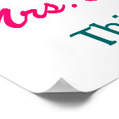 Schule - Lehrerstuhl Willkommen - SRF Poster (Ecke)