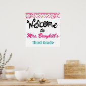 Schule - Lehrerstuhl Willkommen - SRF Poster (Küche)