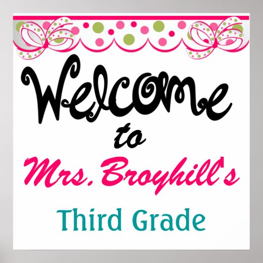 Schule - Lehrerstuhl Willkommen - SRF Poster (Vorne)