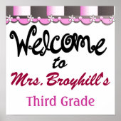 Schule - Lehrerstuhl Willkommen - SRF Poster (Vorne)