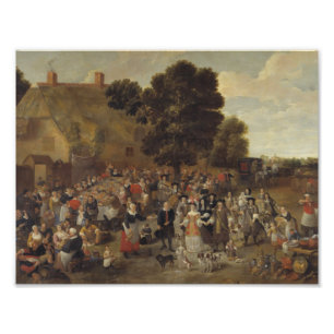 Schule Mattheus van Helmont - Hochzeit des Dorfes Fotodruck