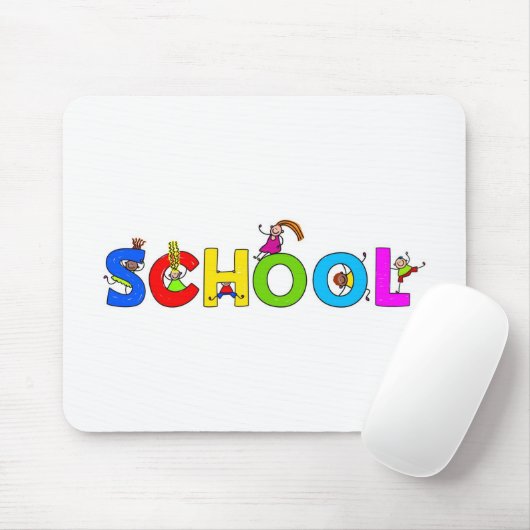 Schule Mousepad (Mit Mouse)
