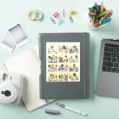Schule neugieriger Köpfe Aufkleber (iPad Hülle)