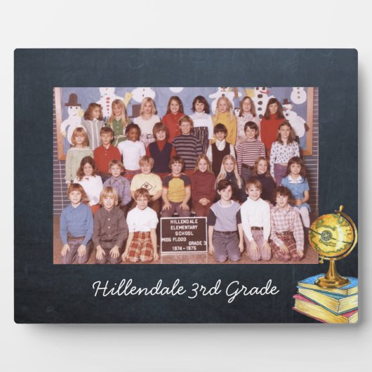 Schule oder Foto Plaque 8x10 Fotoplatte (Vorderseite)