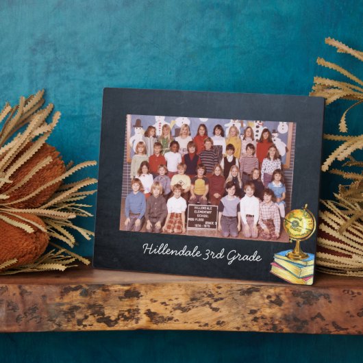 Schule oder Foto Plaque 8x10 Fotoplatte (Seite)