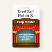 Schule oder Gemeinschaftsmusik Ausweis (Rückseite)