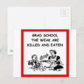 Schule Postkarte (Vorne/Hinten)