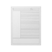 Schule / Projekt-Linke Note Pad Notizblock (Rotiert)