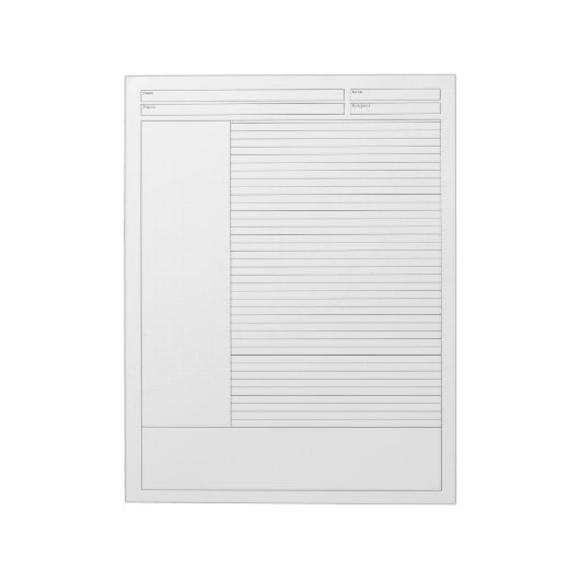 Schule / Projekt-Linke Note Pad Notizblock (Rotiert)