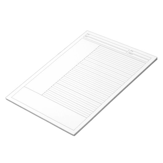 Schule / Projekt-Linke Note Pad Notizblock (angewinkelt)