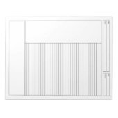 Schule / Projekt-Linke Note Pad Notizblock (Vorderseite)