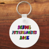 SCHULE PSYCHOLOGIST ROCK SCHLÜSSELANHÄNGER (Vorderseite)