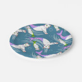 Schule Purrmaids PapierTellers Pappteller (Schrägansicht)