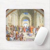Schule RAPHAEL von Athen (Plato und Aristoteles) Mousepad (Mit Mouse)
