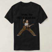 SCHULE ROCK JACK SCHWARZ . T-Shirt (Design vorne)