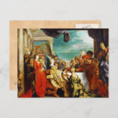 Schule Rubens - Alboin und Rosamunde Peter Paul Postkarte (Vorne/Hinten)