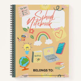 SCHULE (SPIRALE) NOTEBOOK NOTIZBLOCK