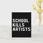 Schule tötet Künstler Karte (Gelbe Blume)